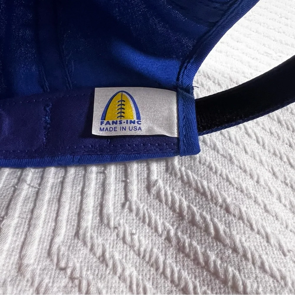 Vintage 1995 St. Louis Rams Charter Owner PSL Adjustable Hat Cap Blue Yellow EUC